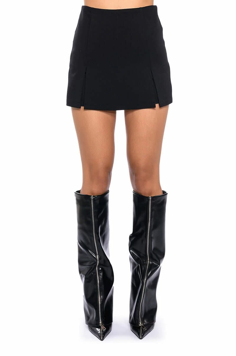 HE SAID SHE SAID SLIT DETAIL MINI SKORT 5 HE SAID SHE SAID SLIT DETAIL MINI SKORT - Image 5