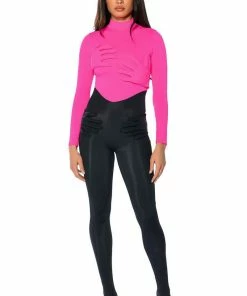 HOLD ON LONG SLEEVE JUMPSUIT -FINESSE-shop hold on long sleeve jumpsuit black 1 1 c1