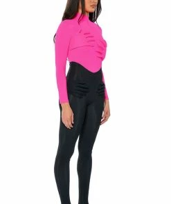 HOLD ON LONG SLEEVE JUMPSUIT -FINESSE-shop hold on long sleeve jumpsuit black 3 3 c1