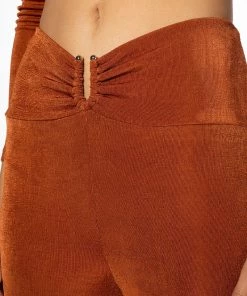HOLD UP SLINKY PALAZZO PANT 11 HOLD UP SLINKY PALAZZO PANT -FINESSE-shop hold up slinky palazzo pant rust 6 6