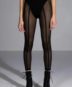 I AM THE VIEW SHEER LEGGING 18 I AM THE VIEW SHEER LEGGING -FINESSE-shop i am the view sheer legging black 1 1 c1 c1