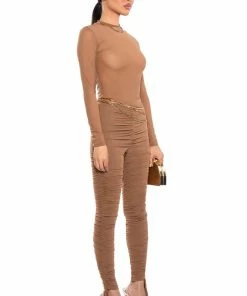 I WIN AGAIN STACKED LEGGINGS -FINESSE-shop i win again stacked leggings brown 4 4