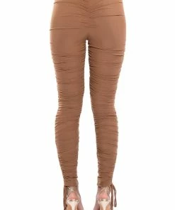 I WIN AGAIN STACKED LEGGINGS -FINESSE-shop i win again stacked leggings brown 7 7