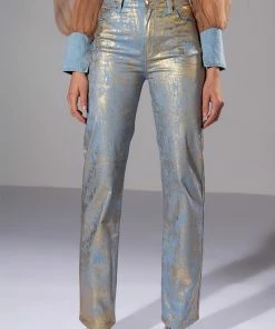 IN YOUR DREAMS METALLIC COATED PANT