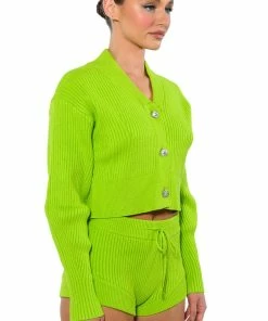 IRREPLACEABLE KNIT SHORT -FINESSE-shop irreplaceable knit short lime 7 7