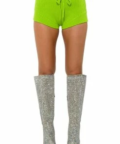 IRREPLACEABLE KNIT SHORT -FINESSE-shop irreplaceable knit short lime 8 8