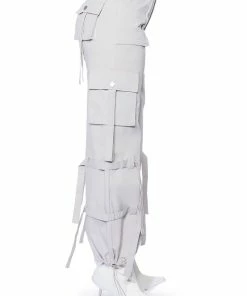 IT IS BACK CARGO PANTS -FINESSE-shop it is back cargo pants light grey 7 7
