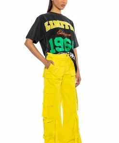 IT IS BACK CARGO PANTS -FINESSE-shop it is back cargo pants lime 5 5