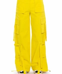 IT IS BACK CARGO PANTS -FINESSE-shop it is back cargo pants lime 6 6