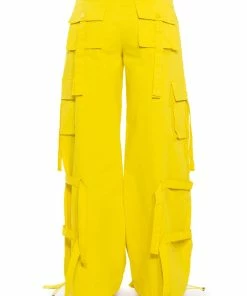 IT IS BACK CARGO PANTS -FINESSE-shop it is back cargo pants lime 9 9