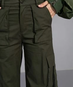 IT IS BACK CARGO PANTS -FINESSE-shop it is back cargo pants olive 11 11