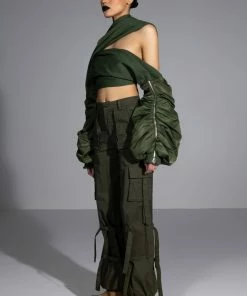 IT IS BACK CARGO PANTS -FINESSE-shop it is back cargo pants olive 2 2 c1