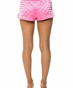 ITS GIVING QUILTED SPRING SHORTS IN PINK -FINESSE-shop its giving quilted spring shorts in pink pink 8 8