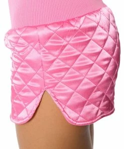 ITS GIVING QUILTED SPRING SHORTS IN PINK -FINESSE-shop its giving quilted spring shorts in pink pink 9 9