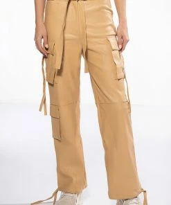 JAZZ FAUX LEATHER JOGGER