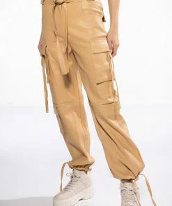 Alternative view of JAZZ FAUX LEATHER JOGGER