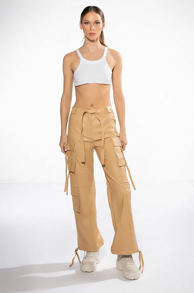 JAZZ FAUX LEATHER JOGGER 9 JAZZ FAUX LEATHER JOGGER - Image 9