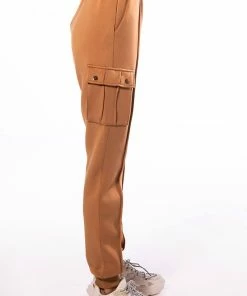 JUST A LOVER SCUBA CARGO JOGGER -FINESSE-shop just a lover scuba cargo jogger brown 6 6