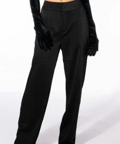 KEEP YOU WAITING HIGH RISE STRAIGHT LEG TROUSER