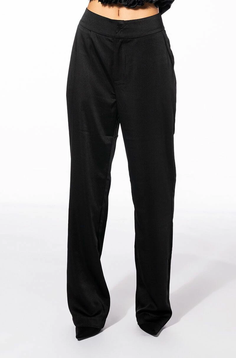 KEEP YOU WAITING HIGH RISE STRAIGHT LEG TROUSER 3 KEEP YOU WAITING HIGH RISE STRAIGHT LEG TROUSER - Image 3
