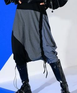 KENNEDY CINCHED ASYMMETRICAL DROP WAIST PANT