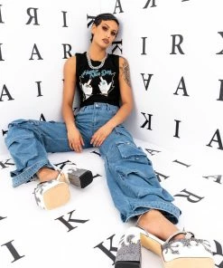 LA ISLA CARGO JEANS -FINESSE-shop la isla cargo jeans medium blue denim 3 3 c1