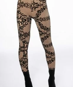LACE LUXE LEGGING -FINESSE-shop lace luxe legging beige multi 3 3