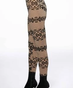 LACE LUXE LEGGING -FINESSE-shop lace luxe legging beige multi 4 4