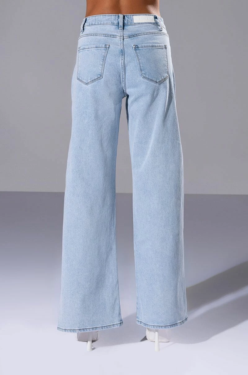 LASTING LOVER HIGH RISE SIDE SLIT JEANS 7 LASTING LOVER HIGH RISE SIDE SLIT JEANS - Image 7