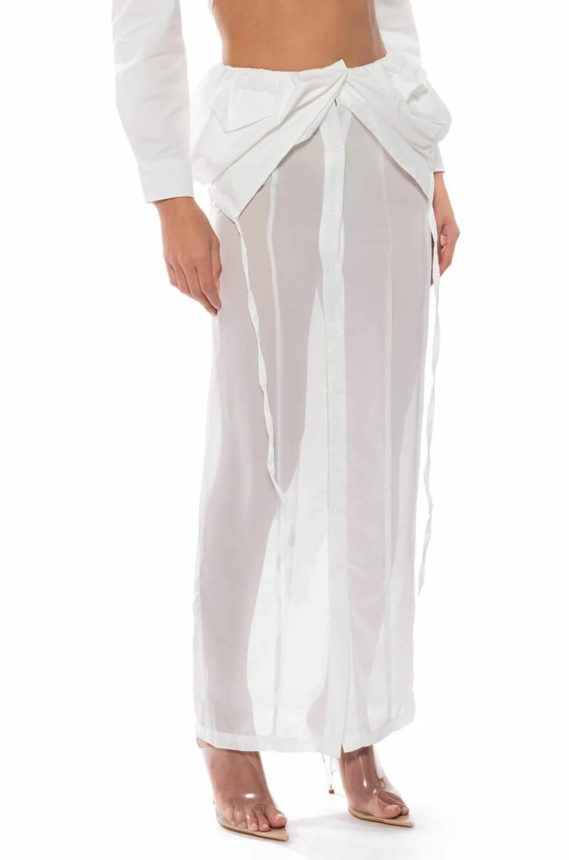 LAYERED SHIRT MAXI SKIRT 1 LAYERED SHIRT MAXI SKIRT