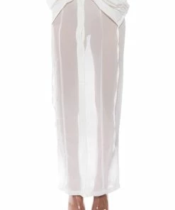 LAYERED SHIRT MAXI SKIRT 12 LAYERED SHIRT MAXI SKIRT -FINESSE-shop layered shirt maxi skirt white 5 5
