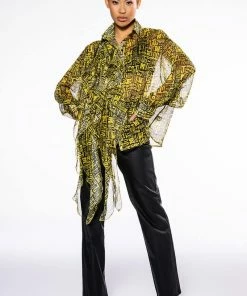 LE CHIC COATED PAPERBAG WAIST STRAIGHT LEG PANT -FINESSE-shop le chic coated paperbag waist straight leg pant black 4 4