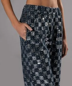 LEAH WIDE LEG TROUSER -FINESSE-shop leah wide leg trouser blue multi 8 8