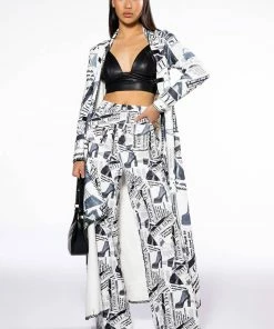 LEGENDARY NEWSPAPER PRINT WIDE LEG TROUSER -FINESSE-shop legendary newspaper print wide leg trouser white multi 4 4