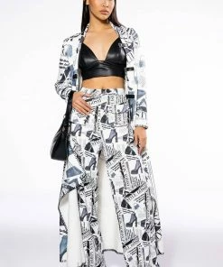 LEGENDARY NEWSPAPER PRINT WIDE LEG TROUSER -FINESSE-shop legendary newspaper print wide leg trouser white multi 5 5