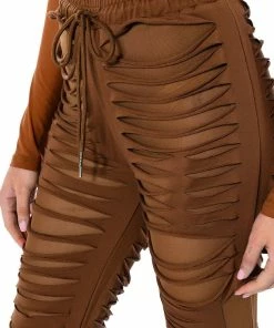 LENNOX DISTRESSED JOGGER 13 LENNOX DISTRESSED JOGGER -FINESSE-shop lennox distressed jogger brown 7 7