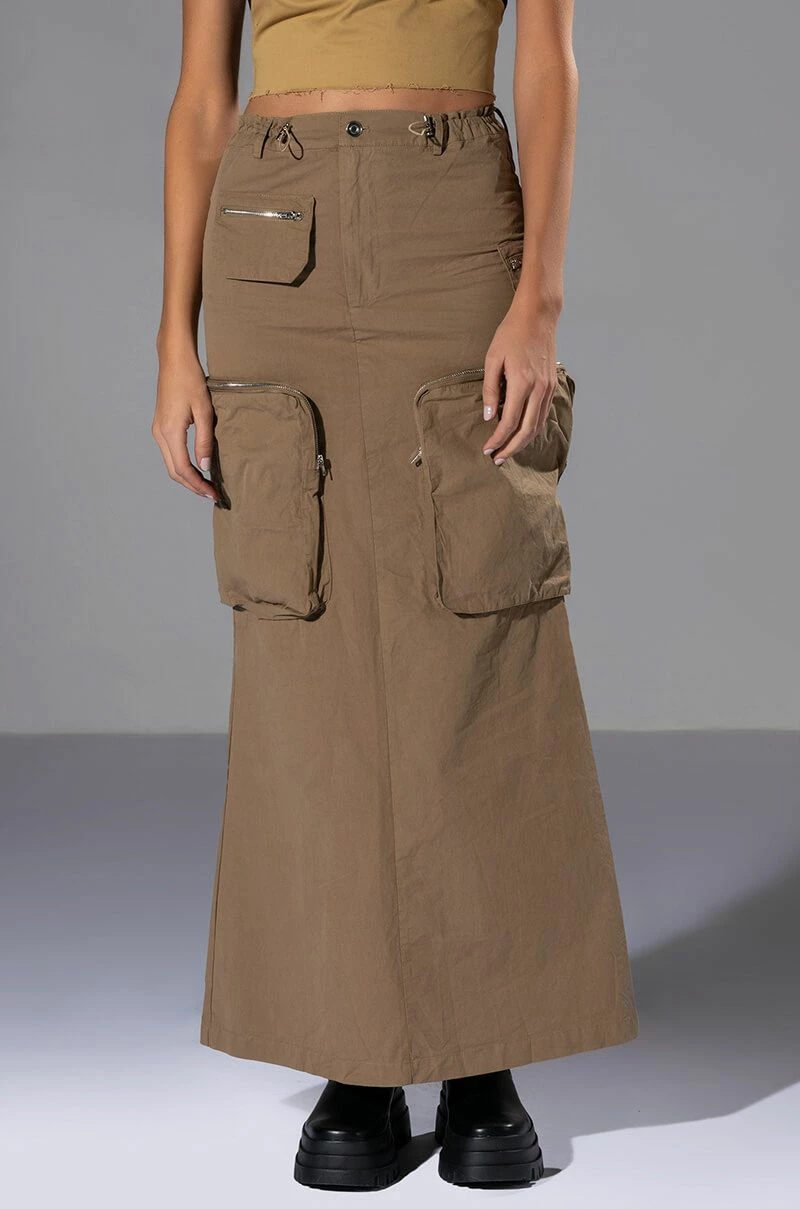 LIMITED VIBE CARGO MAXI SKIRT 1 LIMITED VIBE CARGO MAXI SKIRT