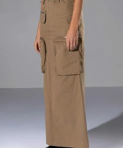 Alternative view of LIMITED VIBE CARGO MAXI SKIRT