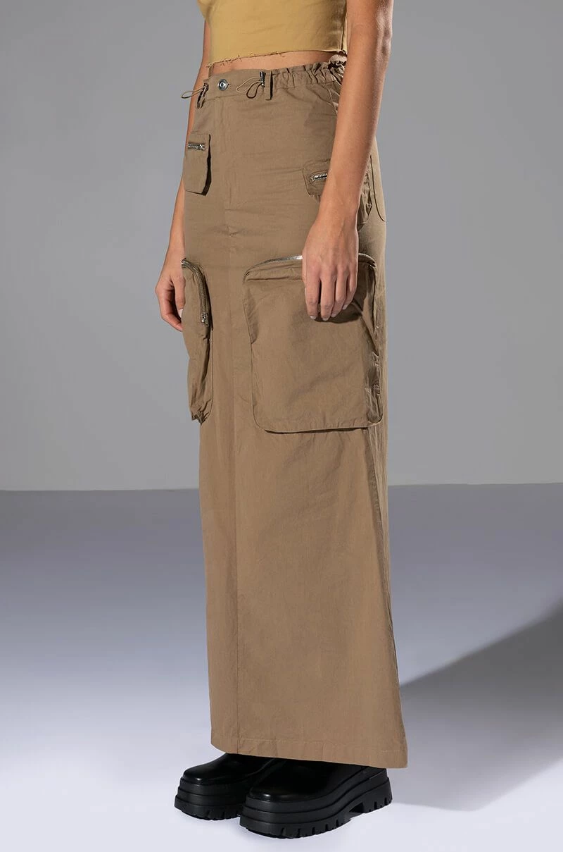 LIMITED VIBE CARGO MAXI SKIRT 2 LIMITED VIBE CARGO MAXI SKIRT - Image 2