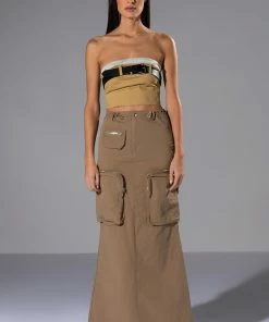 LIMITED VIBE CARGO MAXI SKIRT 10 LIMITED VIBE CARGO MAXI SKIRT -FINESSE-shop limited vibe cargo maxi skirt grey 3 3 c1