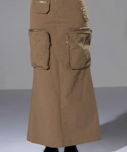 LIMITED VIBE CARGO MAXI SKIRT 12 LIMITED VIBE CARGO MAXI SKIRT -FINESSE-shop limited vibe cargo maxi skirt grey 5 5 c1