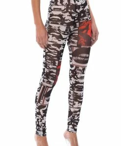 LIPS ARE SEALED MESH LEGGING