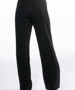 LOGAN WIDE LEG TROUSER IN BLACK -FINESSE-shop logan wide leg trouser in black black 6 6 c1