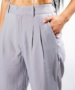 LOGAN WIDE LEG TROUSER IN GREY 13 LOGAN WIDE LEG TROUSER IN GREY -FINESSE-shop logan wide leg trouser in grey grey 7 7