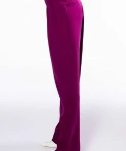 LOGAN WIDE LEG TROUSER -FINESSE-shop logan wide leg trouser dark purple 5 5