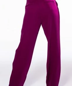 LOGAN WIDE LEG TROUSER -FINESSE-shop logan wide leg trouser dark purple 6 6