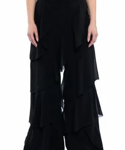 LOREN RUFFLE DETAILED PANTS