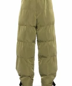 LORENA WIDE LEG PUFFER PANT -FINESSE-shop lorena wide leg puffer pant olive 7 7
