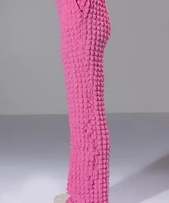 LUCY TEXTURED WIDE LEG PANT -FINESSE-shop lucy textured wide leg pant pink 6 6