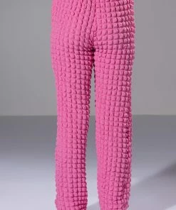 LUCY TEXTURED WIDE LEG PANT -FINESSE-shop lucy textured wide leg pant pink 7 7